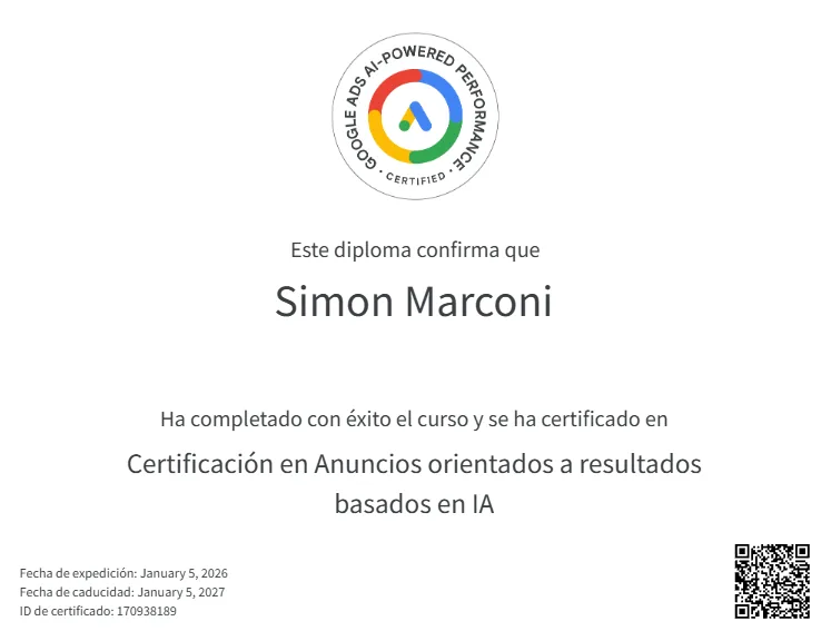 Certificado de Skillshop, Anuncios orientados a resultados basados en IA